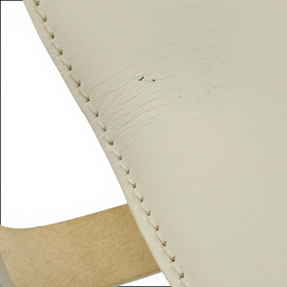 Ralph Lauren‎ Collection Stirrup Mini Satchel Cream Leather Italy Equestrian Bag